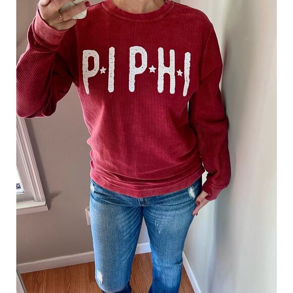 Royce Comfy Cord Sorority Sweatshirt/Sweater/Top PIPHI College Phi Beta Phi - Picture 5 of 14